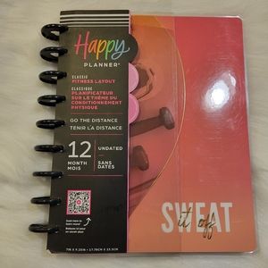 The Happy Planner Non-Dated "Sweat It Off"